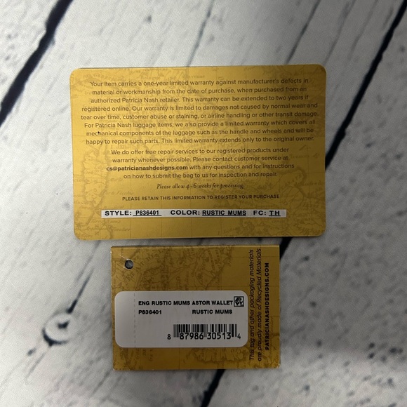 Patricia Nash Rustic Mums Satchel/Crossbody - Picture 5 of 7